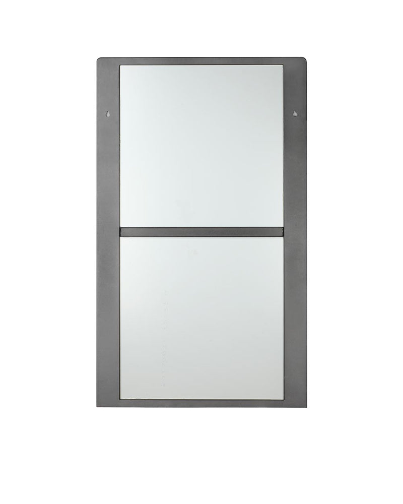 Sienna - Square salon mirror - Black frame
